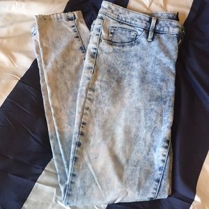 Womans mossimo mid rise denim leggings size 10